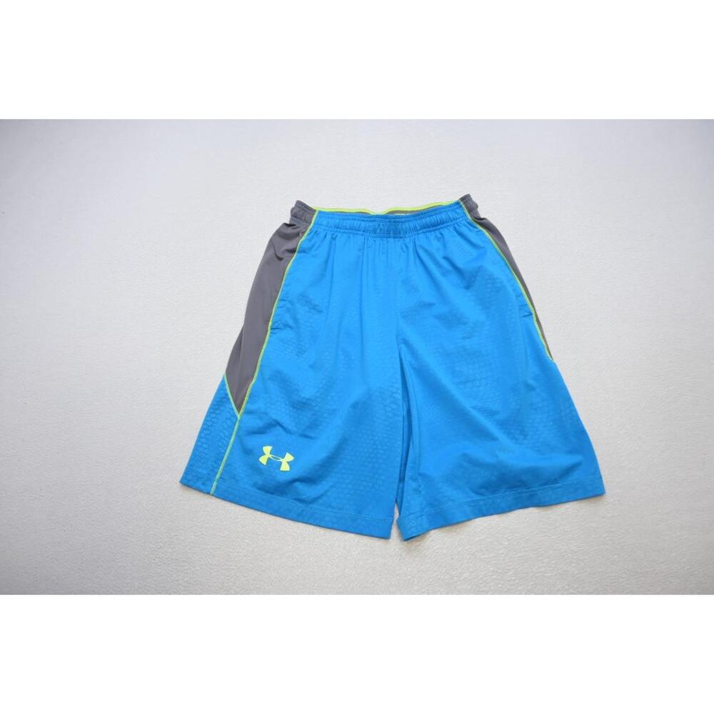Under Armour Gym Shorts HeatGear Performance W/Pockets 9.5" INS Mens Small‎